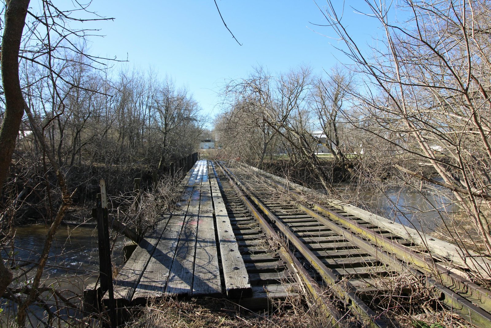 Looking south
